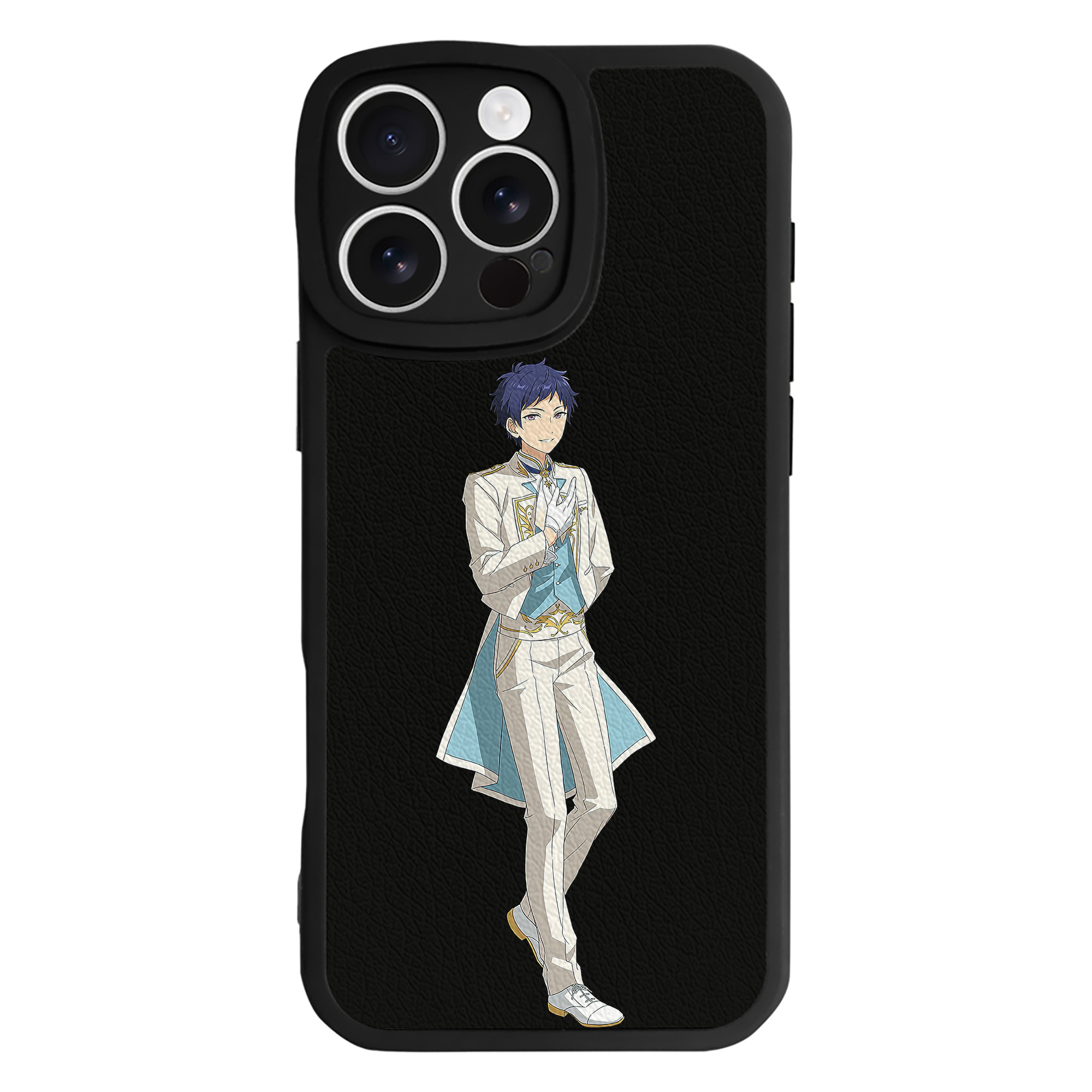 （画像用） あんさんぶるスターズ! Ensemble Stars 【iPhone 16シリーズ対応】シリコンスマホケース（レザー調） 材質：シリコン